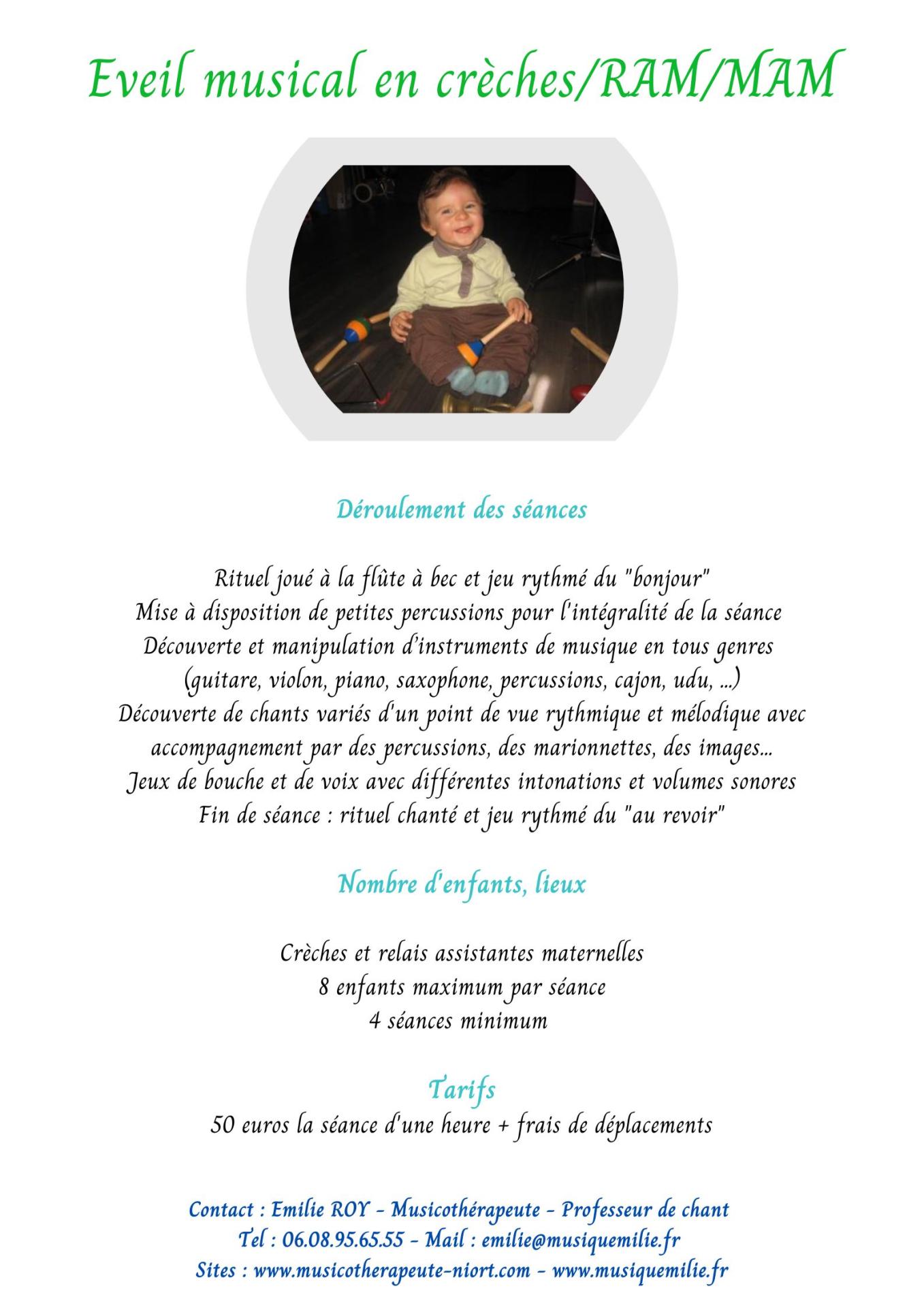 Eveil musical en creches