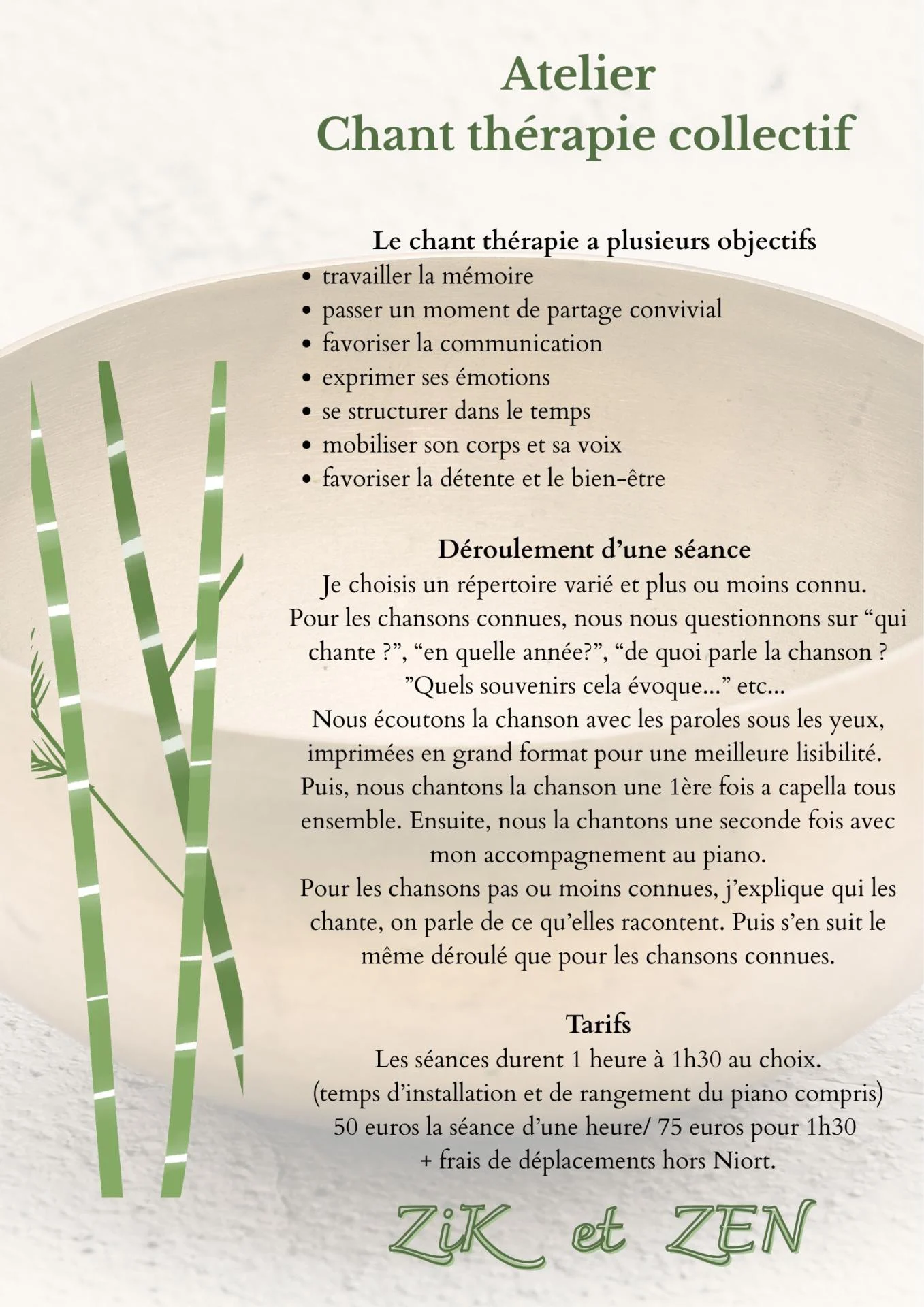 Atelier chant therapie en ehpad