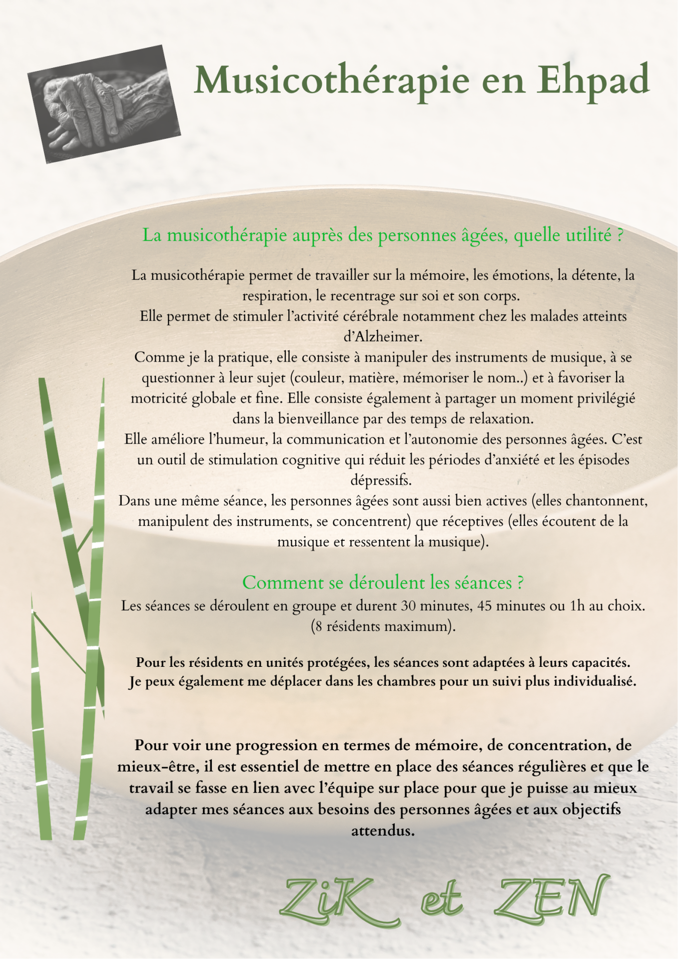 Musicotherapie en ehpad et residences seniors